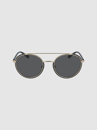Calvin Klein Táskák & Kiegészítők HU931442 | Calvin Klein Round Női Napszemüveg Fekete